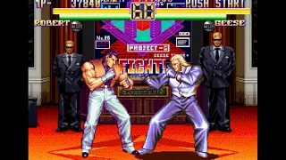 Fighting Game Bosses 109. Art of Fighting 2 - Geese Howard boss battle (True Ending)