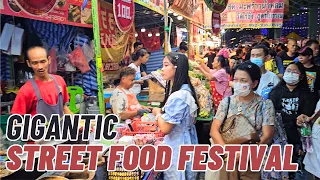 Hundreds of STREET FOOD Stalls at Huge Festival in THAILAND