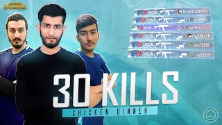 INSANE 30 KILL CHICKEN DINNER | Team Qwerty