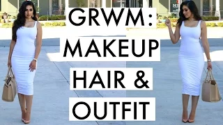 Get Ready With Me: Lunch Date Makeup, Hair & Outfit