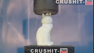 Crushing Soap with Hydraulic Press