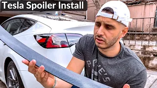The Best Spoiler for your Tesla Model 3! | Install and Review