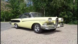 1958 Edsel Pacer Convertible in Yellow & Ride on My Car Story with Lou Costabile