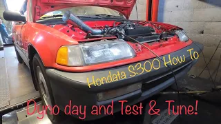 ALL MOTOR D15 EF HATCH / HONDATA S300 BASEMAP HOW TO / DYNO @ ROLO TUNING & TEST & TUNE @ CECIL MD