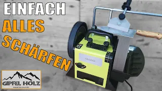 Taugt ein Mittelklasse Gerät? Werkzeuge schärfen mit Nassschleifmaschine - Weldinger NSM 250 Vario