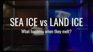 Sea Ice versus Land Ice