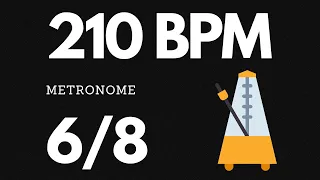 210 BPM Metronome 6/8
