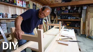 I Can't Build a Bench More Beautiful Than This [Carpenter’s DIY]
