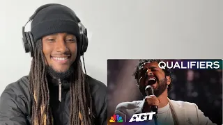 Gabriel Henrique STUNS with "Something Beautiful" by Jacob Banks | Qualifiers | AGT 2023 REACTION