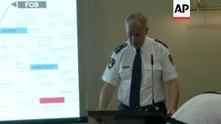 Recovery mission news briefing on work at the MH17 plane crash site