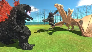 Dark Minus One Godzilla x Kong vs. Kaiju Monsters - Animal Revolt Battle Simulator