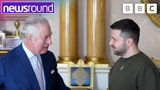 Ukrainian President Zelensky Visits the UK 🇺🇦 🇬🇧 | Newsround