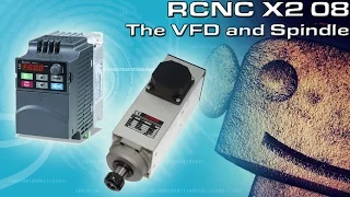 RCNC X2 Router 09: Delta VFD Setup and testing the Teknomotor HF Spindle