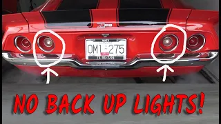 Classic car with no backup lights solution!