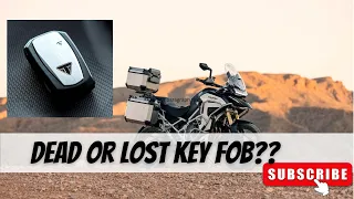 How to Start Triumph Tiger 1200 With Out The Fob