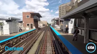 CTA Ride the Rails: Blue Line to O'Hare in Real Time (2015)