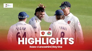 RED ROSE BOWLED OUT ON DAY ONE ☝️  |  Essex v Lancashire Day 1 Highlights