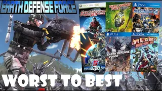 Ranking EVERY EDF Game WORST TO BEST (Top 8 Games)