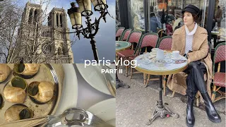 ПАРИЖ ВЛОГ | PART II | пробуем улиток, смотрим на Нотр-Дам и Лувр | boeva_daria