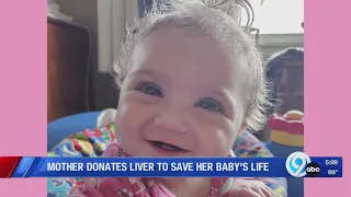 North Syracuse mother donates liver to save her baby's life