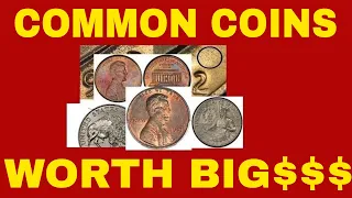 10 COMMON COINS WORTH MONEY IN YOUR POCKET CHANGE! VALUABLE COINS TO LOOK FOR!