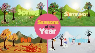 Seasons of the year for kindergarten | Four Seasons of the Year | Learn Seasons for Kids | Seasons