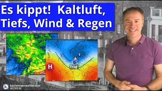 Ende der Aprilwärme in Sicht - Nächste Woche kälter, viel Wind und kräftige Regengüsse