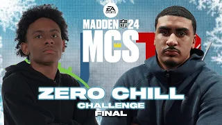 Madden 24 | Abram vs Torrey | MCS Zero Chill Challenge Final | Abram Ices Torrey for First Belt