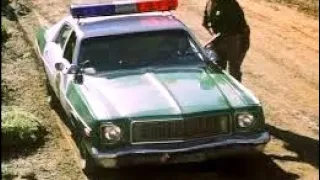 Présentation Plymouth Fury 1975 Chickasaw County sheriff The Duke of hazzard de chez Greenlight 1/18