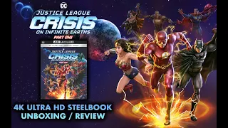 JUSTICE LEAGUE: CRISIS ON INFINITE EARTHS - PART ONE // 4K ULTRA HD STEELBOOK UNBOXING AND REVIEW!