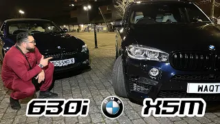 BMW X5M carbon black & BMW 630i m sport lci convertible / Night Cruise