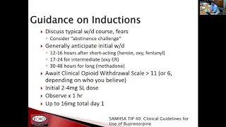 "Buprenorphine OBOT: Home Inductions" - Randall Brown, MD, PhD, DFASAM