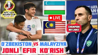 OSIYO KUBOGI 1-TUR | 🇺🇿OʻZBEKISTON-MALAYZIYA🇲🇾 JONLI EFIR KOʻRAMIZ!