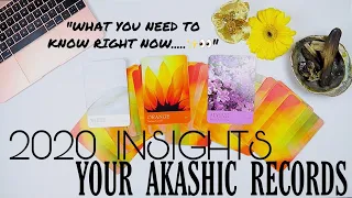 PICK A CARD: 2020, What your Akashic Records want you to know RIGHT NOW about 2020 (timeless).