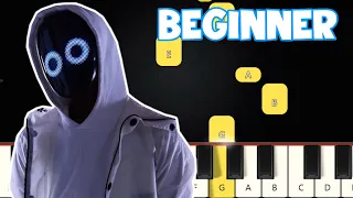 Toxic - BoyWithUke | Beginner Piano Tutorial | Easy Piano