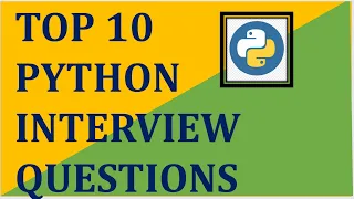 Python Interview Questions & Answers | Python Interview Preparation | Python Training