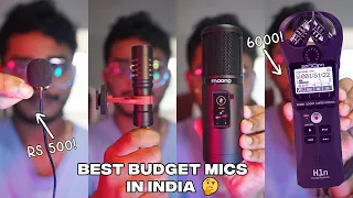 Best Budget Mics for YouTube/Podcast to Buy in India in 2024! | 500-10K Budget