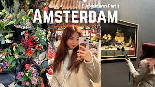 Europe Vlog Pt.1: Amsterdam - Exploring Dam Square, Zaanse Schans, Wooden Clog making, Rijks Museum