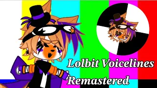 Lolbit Voicelines : Remastered || FNaF 5 || remake