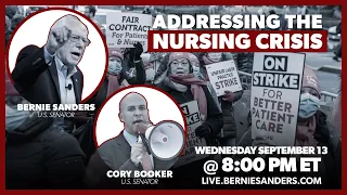 ADDRESSING THE NURSING CRISIS (LIVE AT 8PM ET)