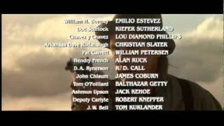 Young Guns 2 Credits Blaze of Glory