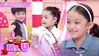 Argus and Kulot are taught by Mini Miss U Alycia how to do karate | It’s Showtime Mini Miss U