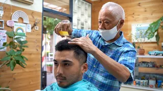 💈🇯🇵Cut, shampoo, and shave at Komae Barber Shop, a locally loved barber shop located in Komae.