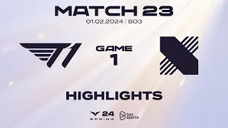 T1 vs DRX Highlights Game 1 | W3D2 | 2024 LCK Spring Split