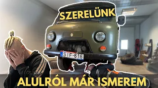 UAZ 452-t SZERELÜNK, ALULRÓL MÁR JÓL ISMEREM ...