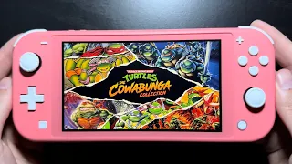 Teenage Mutant Ninja Turtles: The Cowabunga Collection en Nintendo Switch LITE Gameplay