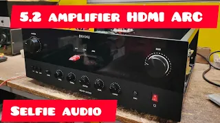 5.2 AMPLIFIER |HDMI OPTICAL ARC SUPPORTED |Dolby Dts |  selfie audio.....