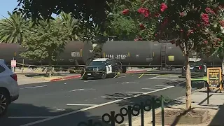 Train hits and kills pedestrian in downtown Sacramento