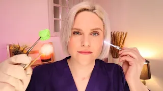 A Relaxing ASMR Ear Exam, Ear Cleaning & Hearing Test: There’s Something In Your Ear! 👂