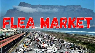 Milnerton suburb weekend flea market in Cape Town, Western Cape, South Africa